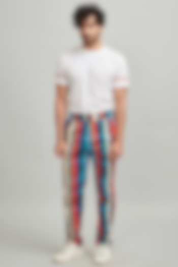 Multi Colored Striped Pants by Dash and Dot Men