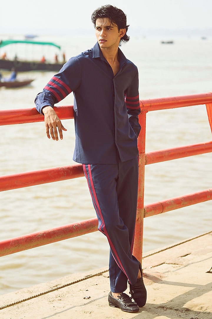 Navy Suiting Pant by Dash and Dot Men at Pernia's Pop Up Shop