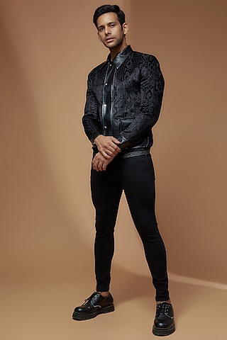 Black Velvet Jacket by Dapper & Dare
