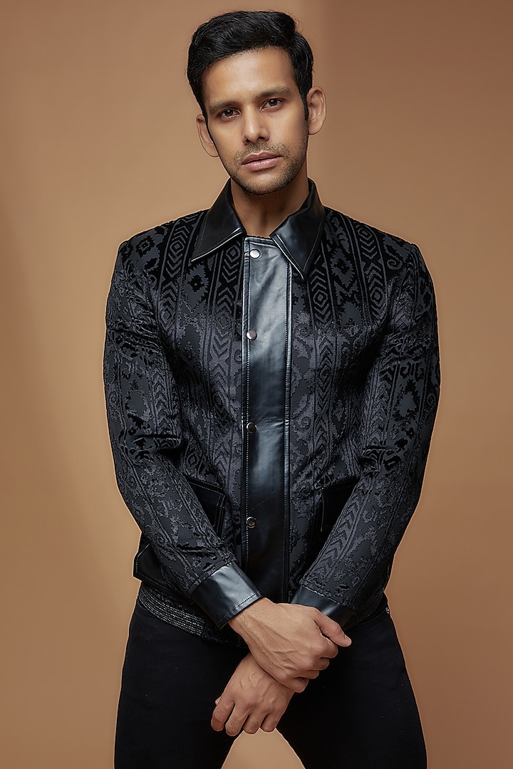 Black Velvet Jacket by Dapper & Dare at Pernia's Pop Up Shop