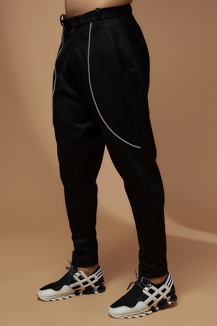 Black & White Banana Crepe Striped Blazer Set by Dapper & Dare at Pernia's Pop Up Shop