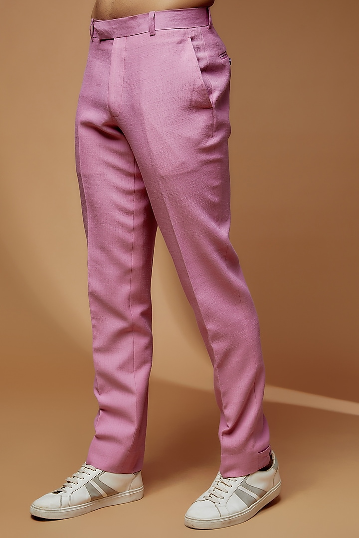 Onion Pink Linen Co-Ord Set by Dapper & Dare at Pernia's Pop Up Shop