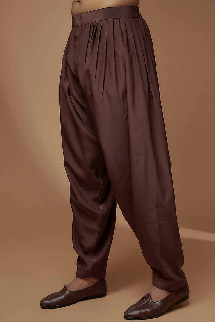Prussian Blue Georgette Embellished Groom Indowestern Set by Dapper & Dare at Pernia's Pop Up Shop