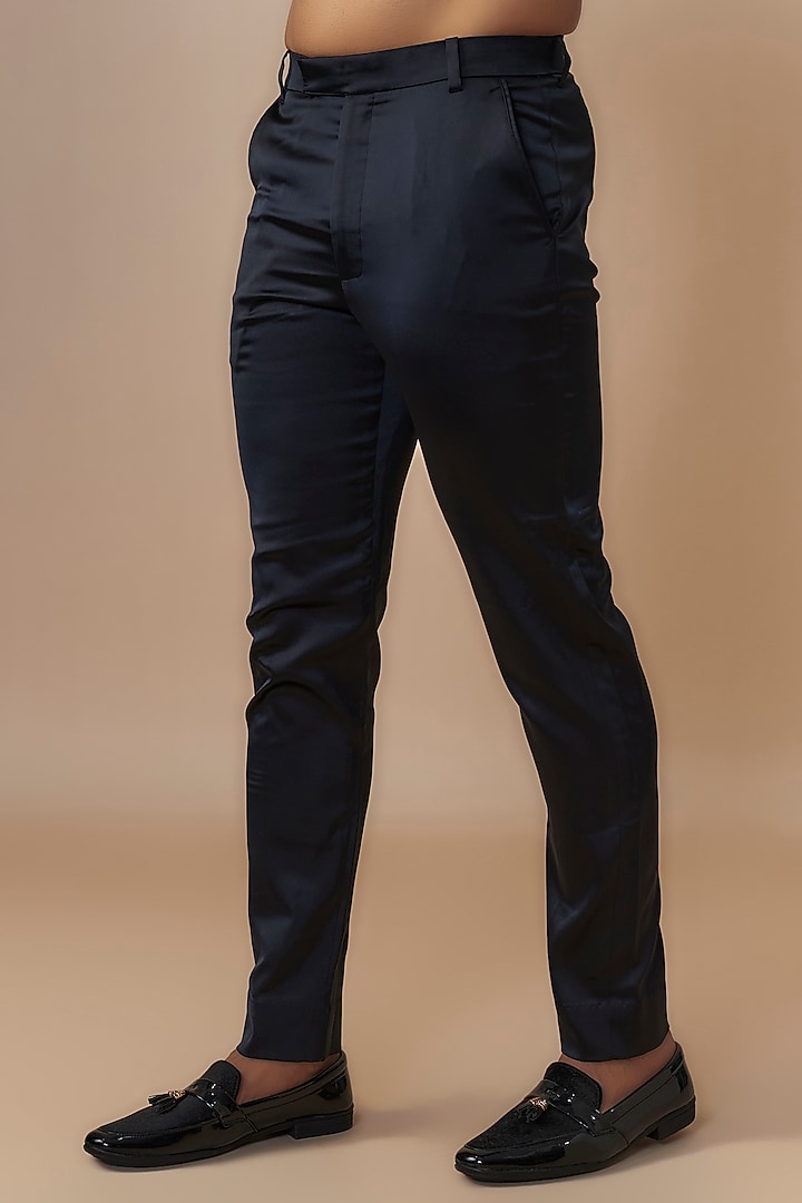 Black & Silver Georgette Glass Sequins Embroidered Groom Sherwani Set by Dapper & Dare at Pernia's Pop Up Shop