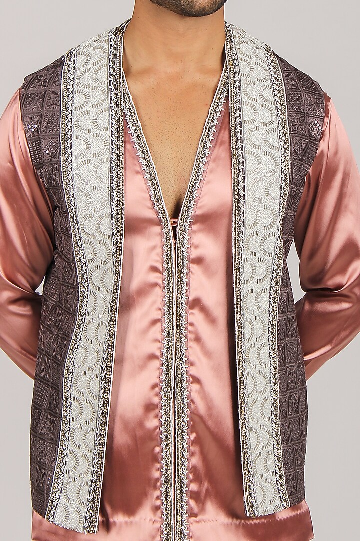 Brown Embroidered Jacket Set
by Dapper & Dare at Pernia's Pop Up Shop