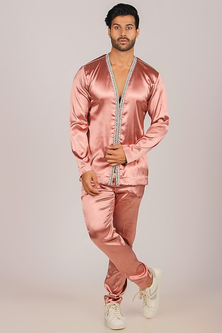 Brown Embroidered Jacket Set
by Dapper & Dare at Pernia's Pop Up Shop