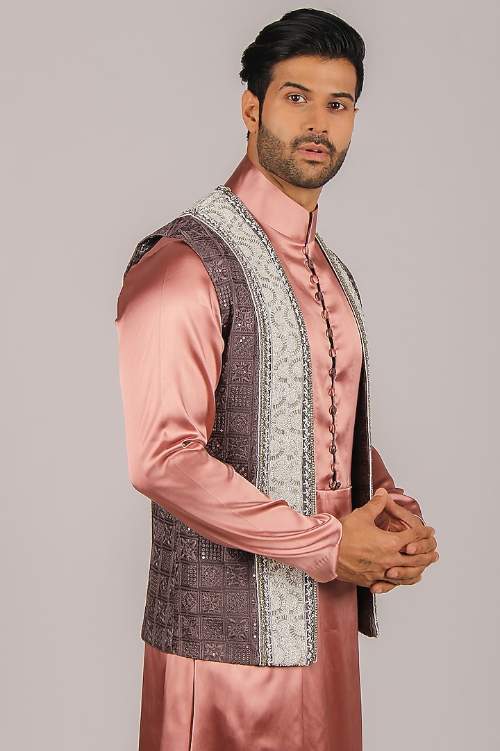 Brown Embroidered Jacket Set
by Dapper & Dare at Pernia's Pop Up Shop