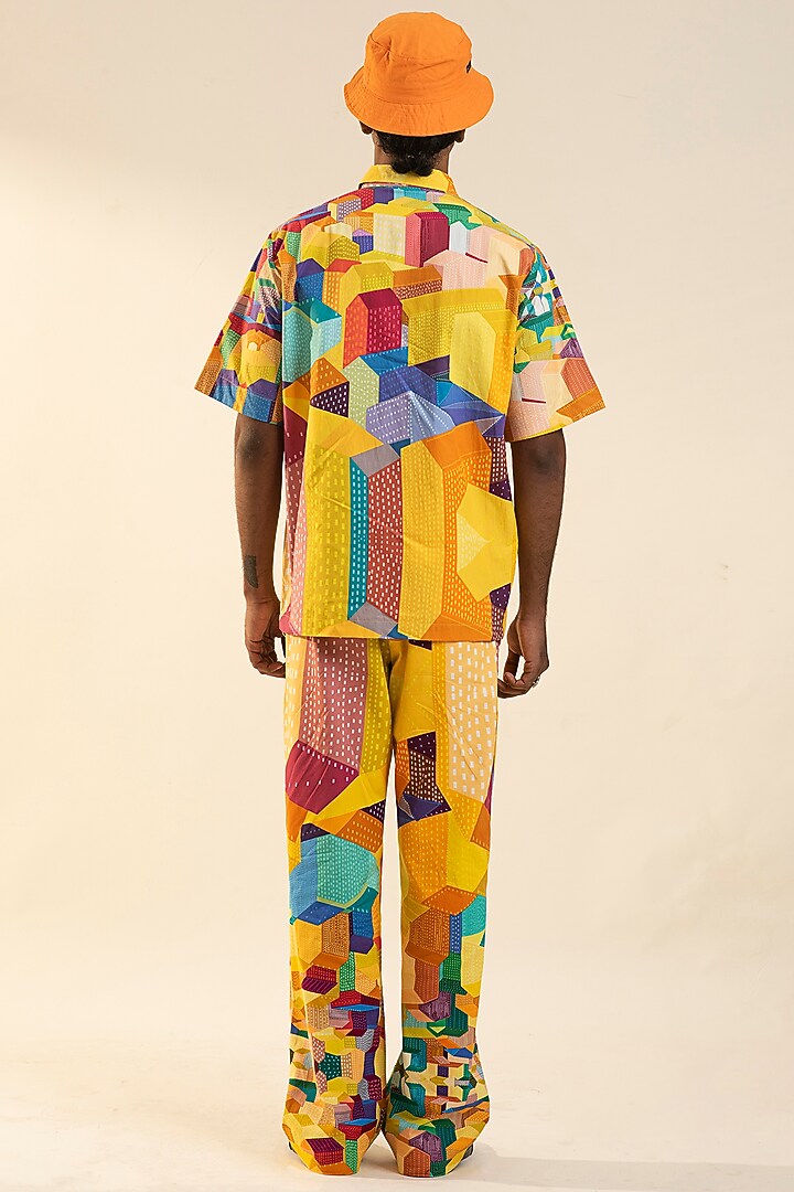 Multi-Colored Cotton Printed Co-Ord Set by DARK HOUR at Pernia's Pop Up Shop