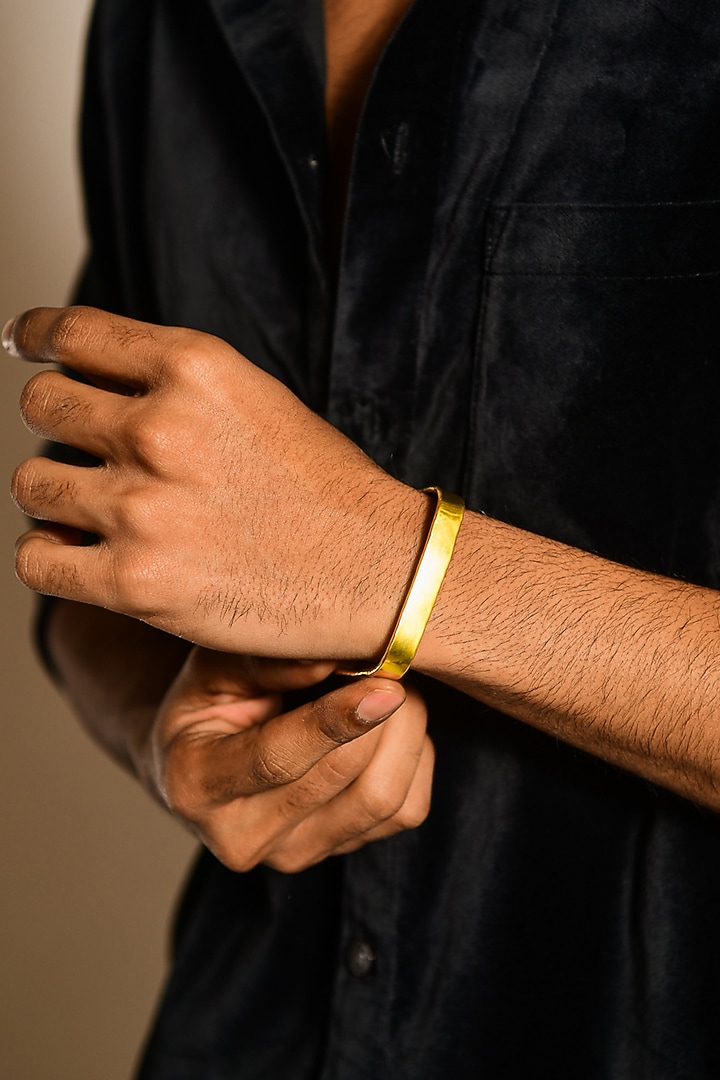 Gold Plated Enamelled Square Bracelet by DASHIA at Pernia's Pop Up Shop