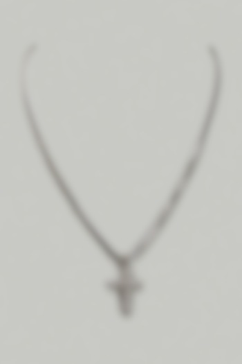 Silver Plated Sword Cross Pendant Necklace by DASHIA at Pernia's Pop Up Shop