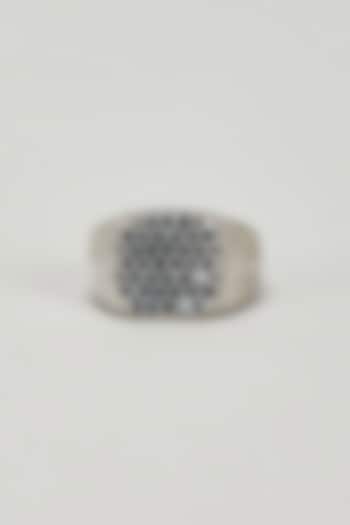 Silver Plated CZ Diamond Ring by DASHIA