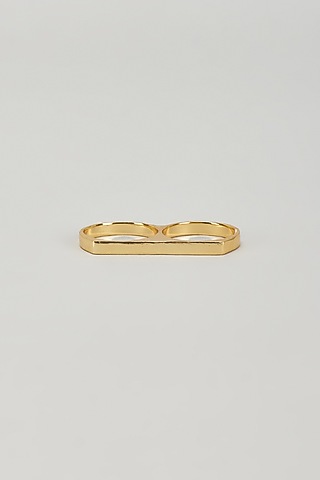 Gold Plated Knuckle Ring by DASHIA
