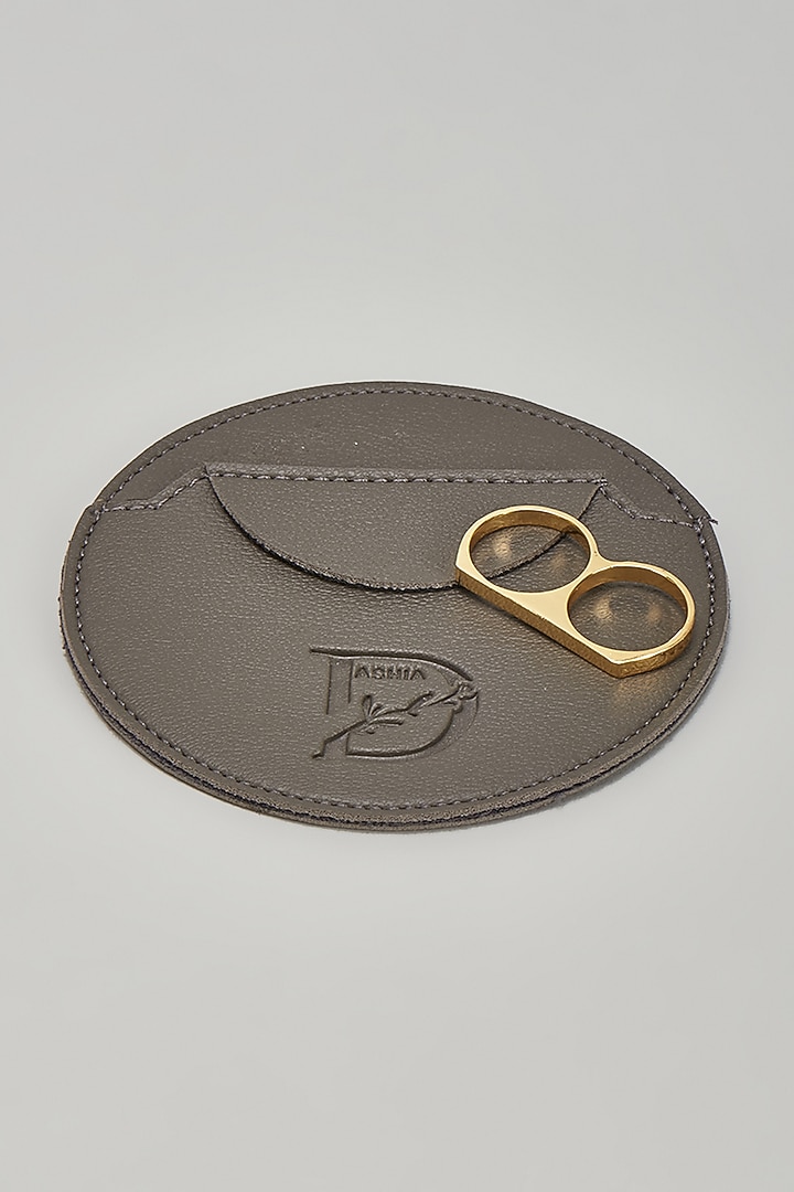 Gold Plated Knuckle Ring by DASHIA at Pernia's Pop Up Shop