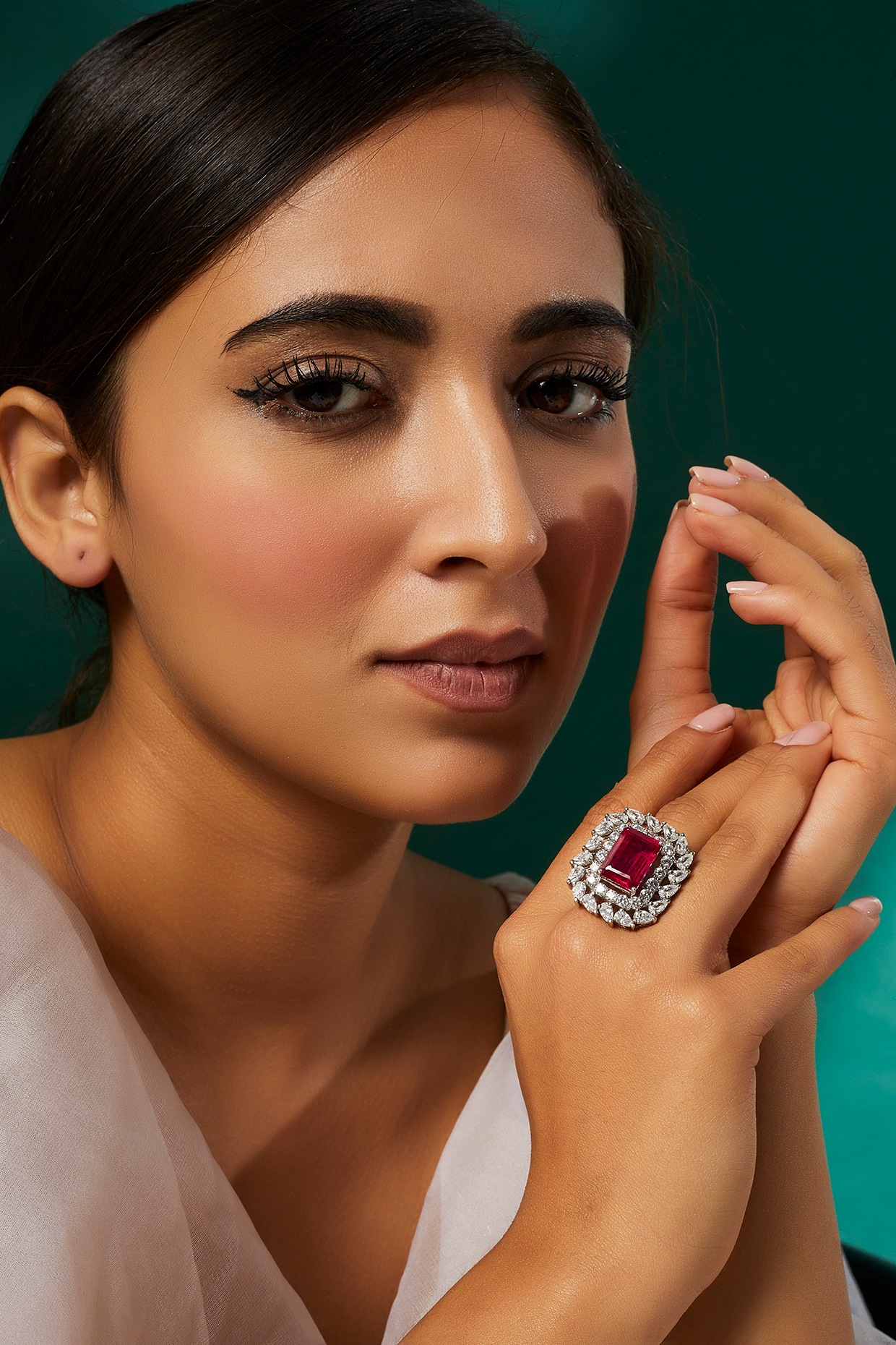 Pure Panchaloha Ruby Stone Ring – Sreenivasa Fashion Jewellery