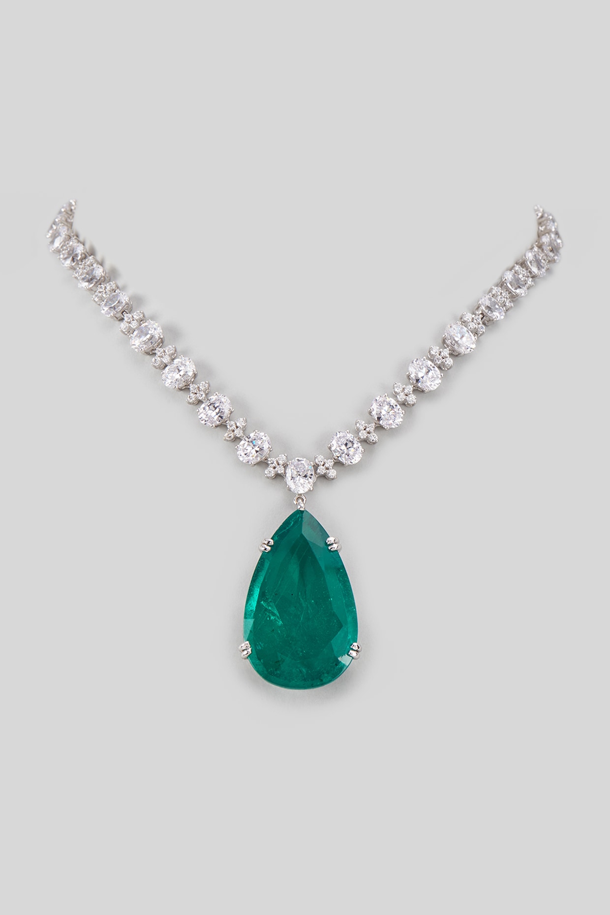 Buy Beautiful 18k Solid Gold Necklace With Natural Emerald Stone - 4mm  Size, for Women | Sargems