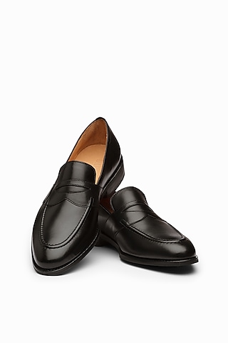 Black Calf Leather Oxfords by Dapper Shoes Co.
