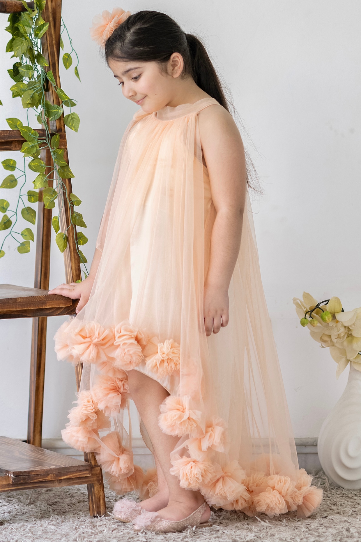 Peach 2024 couture dresses