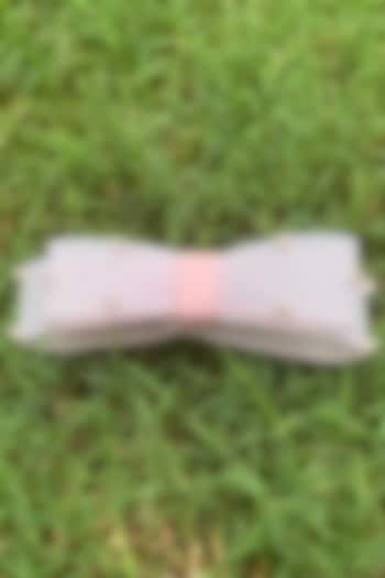 Peach Crinoline Embellished Bow For Girls by Darleen Kids Couture at Pernia's Pop Up Shop