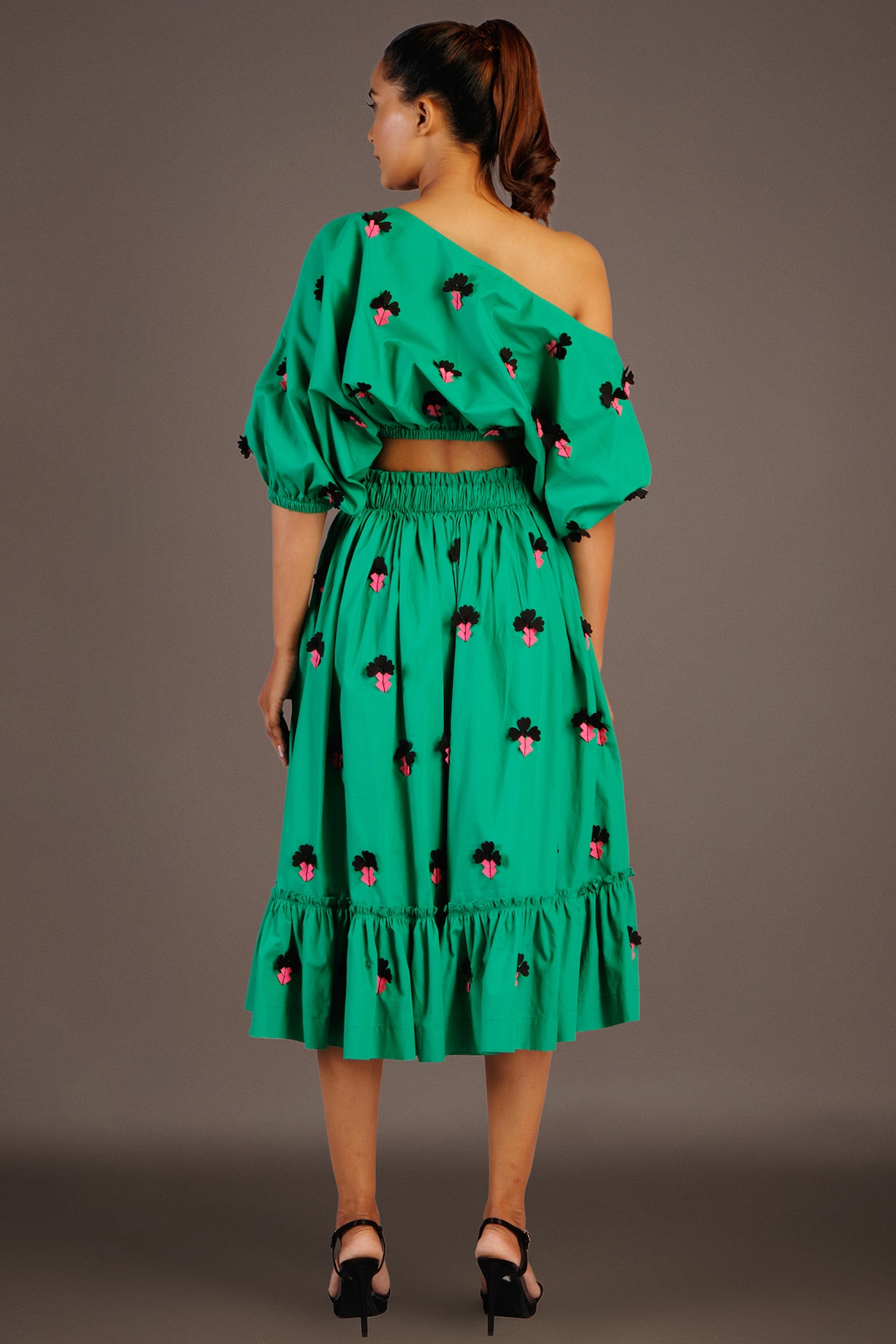 Colorful Cotton Skirt-Set main image 1