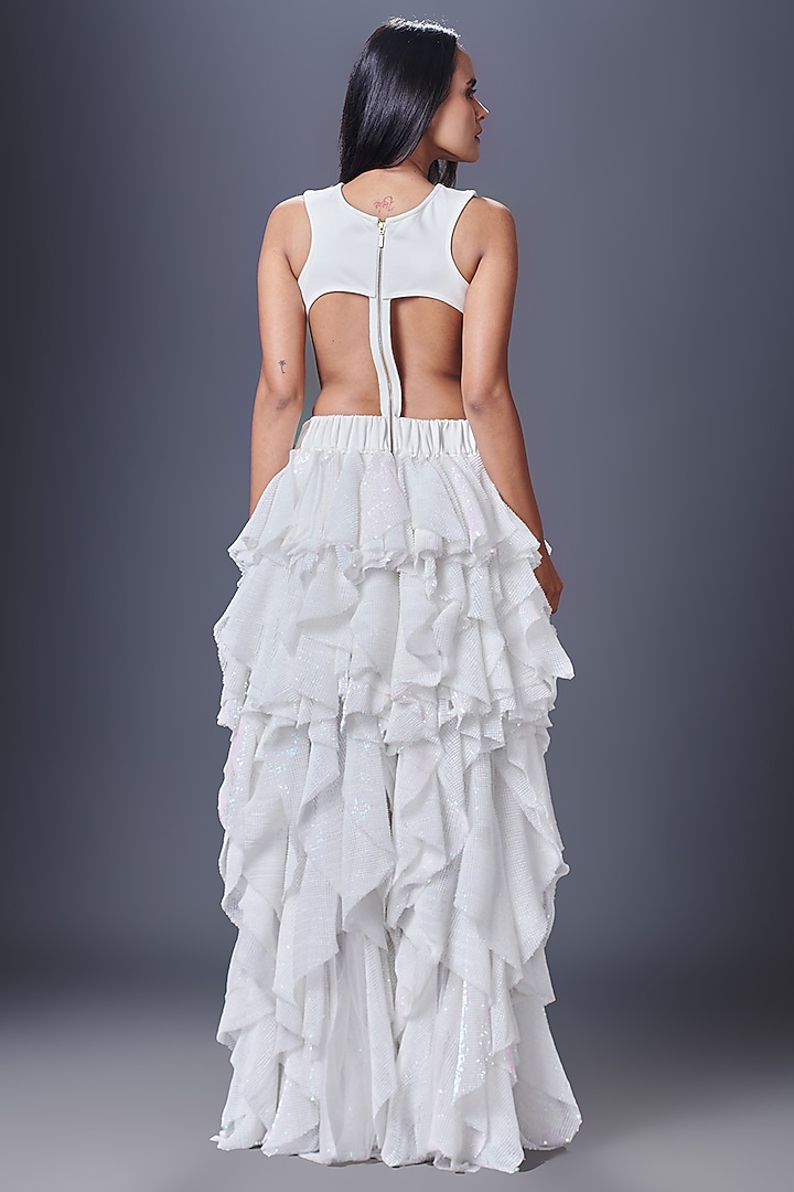 strapless open back dress Open Back Maxi Dress main image 1