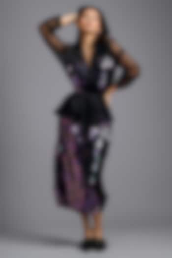 Multi-Colored Sequins Midi Skirt by Deepika Arora at Pernia's Pop Up Shop