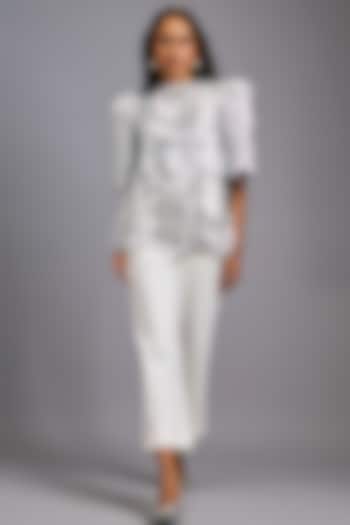 White Roma Co-Ord Set by Deepika Arora at Pernia's Pop Up Shop