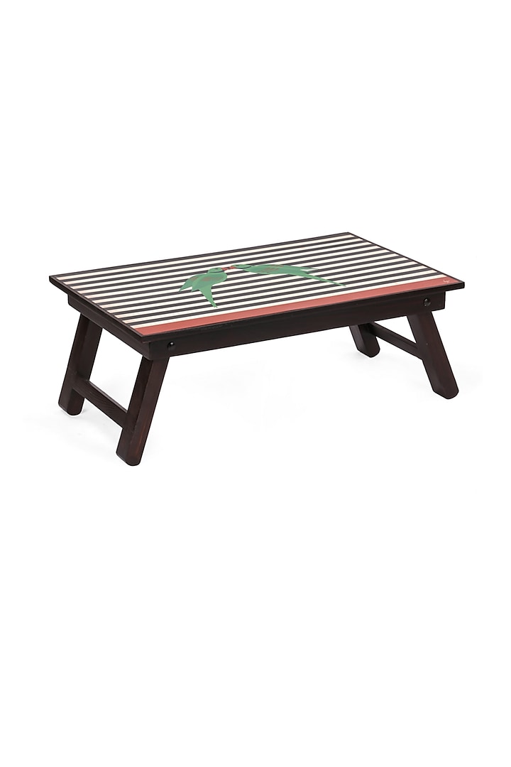 Black & Green Bed Folding Table by Artychoke