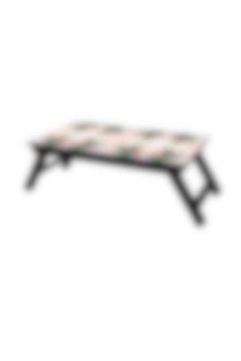Pink Watercolor Folding Bed Table by Artychoke
