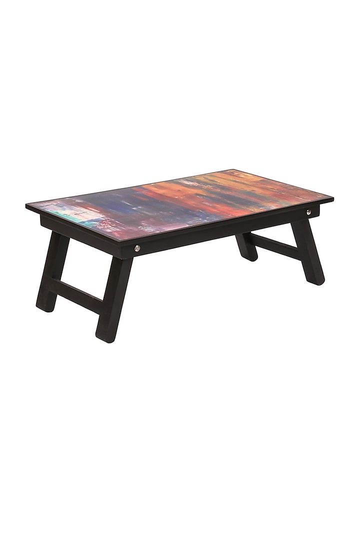Multi-Colored Wood Folding Bed Table by Artychoke