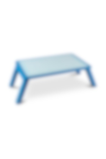 Blue Printed Folding Table by Artychoke