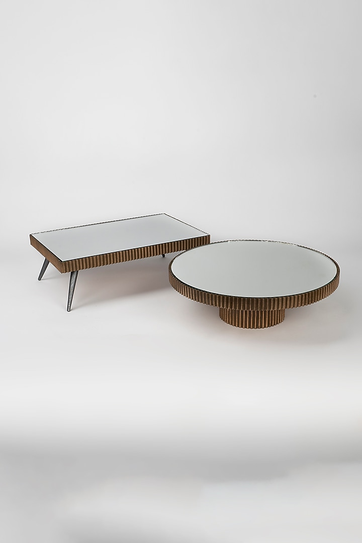 Gold Mirror & Brass Buffet Riser by Artychoke at Pernia's Pop Up Shop