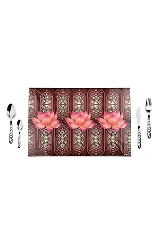 Wine Wood Table Mats (Set of 6) by Artychoke