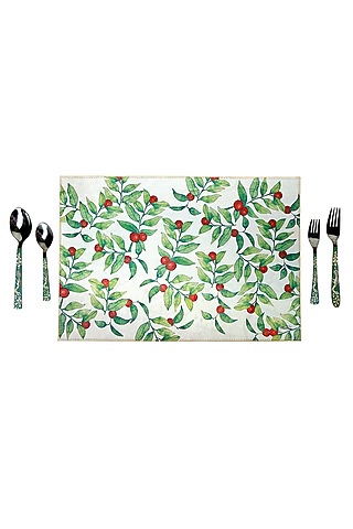 Green Wood Table Mats (Set of 6) by Artychoke