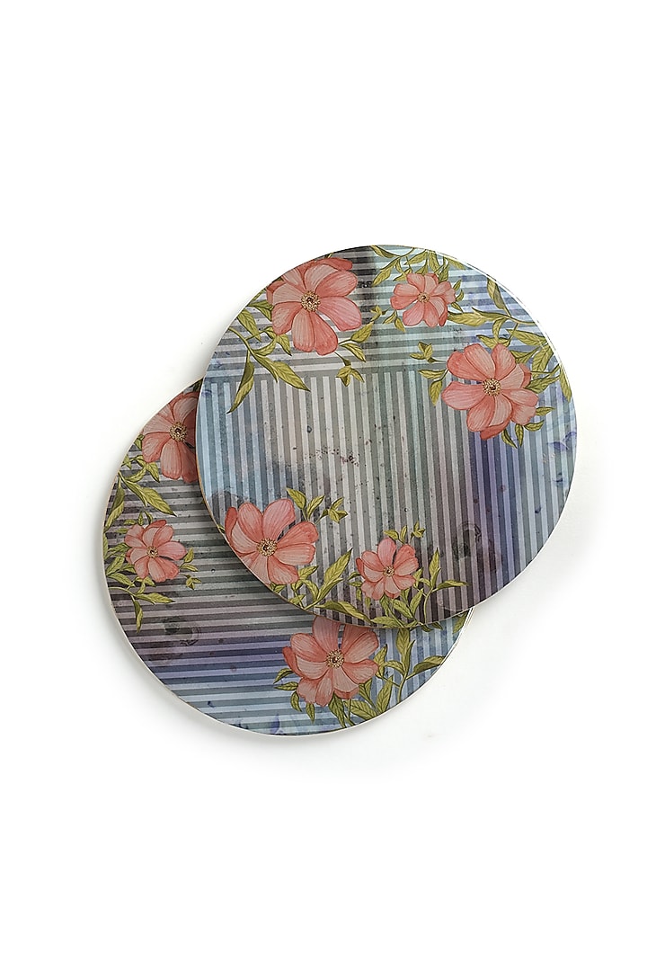 Multi-Colored Wood Trivet (Set of 2) by Artychoke at Pernia's Pop Up Shop