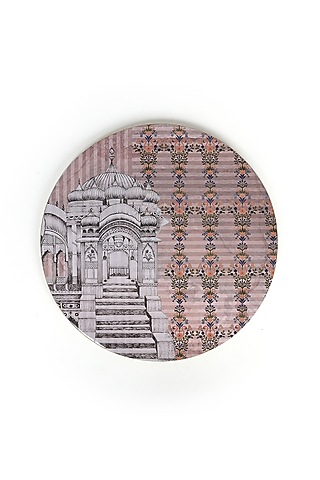 Pink Wood Trivet Set (Set of 2) by Artychoke