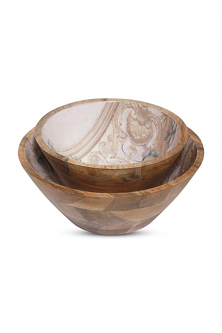 Pastel Pink Antique Lotus Bowls (Set of 2) by Artychoke at Pernia's Pop Up Shop