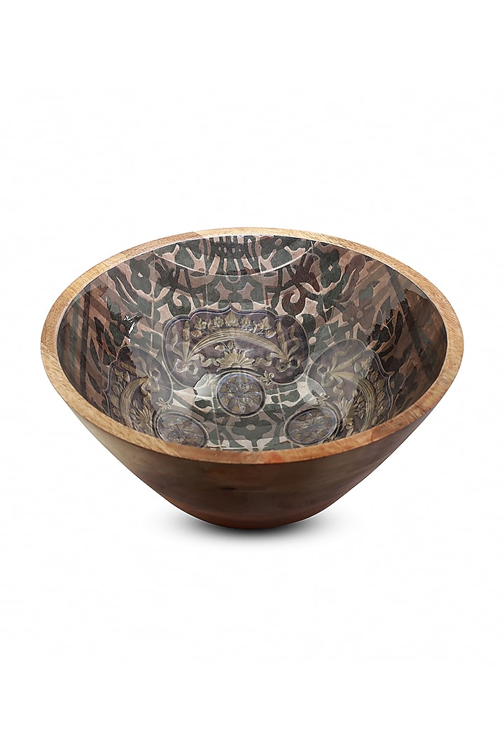 Grey Antique Motif Bowls (Set of 2) by Artychoke at Pernia's Pop Up Shop