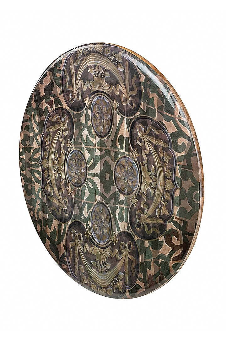 Grey Antique Motif Lazy Susan by Artychoke at Pernia's Pop Up Shop