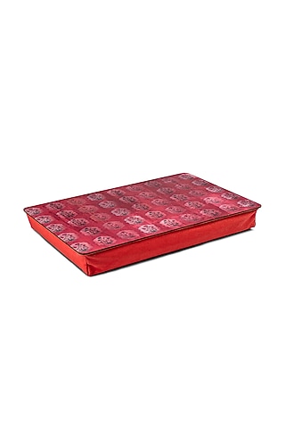 Red Rustica Wooden Lap Table by Artychoke