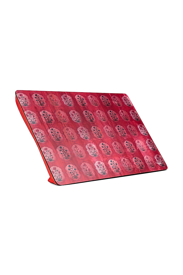 Red Rustica Wooden Lap Table by Artychoke at Pernia's Pop Up Shop