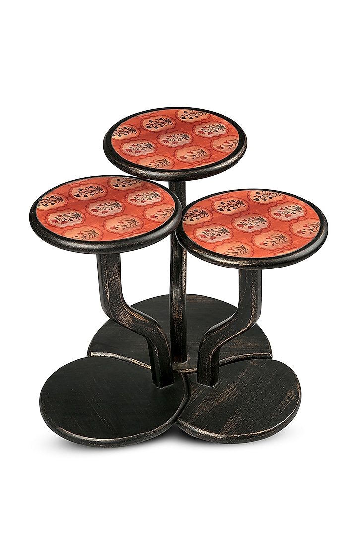 Rustica Lily Pad Wooden Tables (Set of 3) by Artychoke