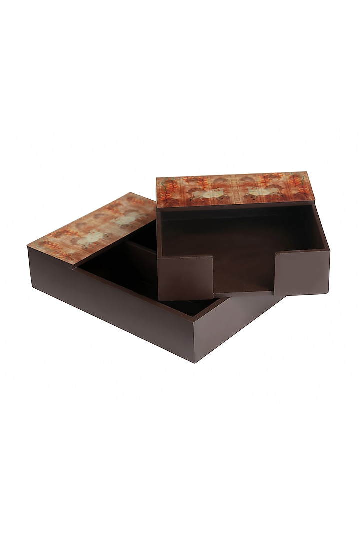 Orange Nandi Mandarin Cutlery & Napkin Holder Set by Artychoke at Pernia's Pop Up Shop