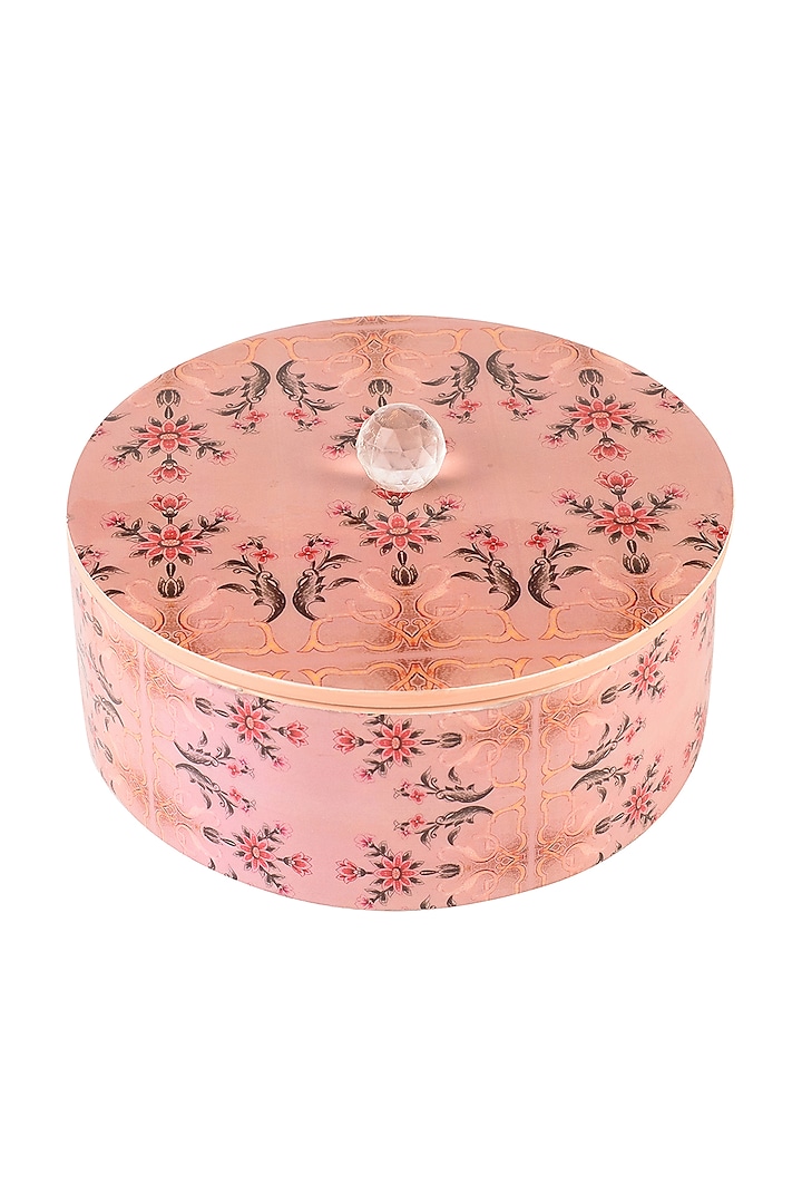 Pastel Pink Enameled Box by Artychoke