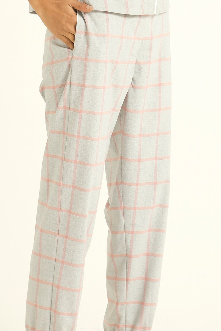 Grey Woven Jogger Pants by Dash and Dot at Pernia's Pop Up Shop
