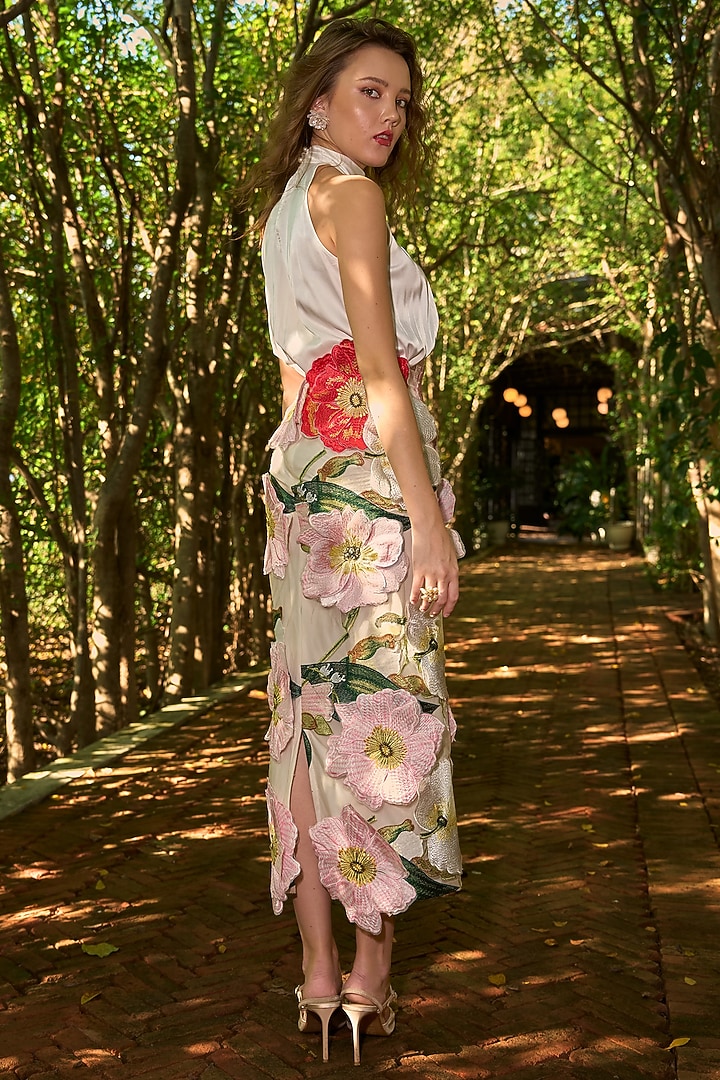 Multi-Colored Polyester Skirt Set by Dash and Dot at Pernia's Pop Up Shop
