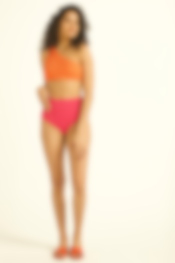 Orange & Pink Bikini Set by Dash and Dot