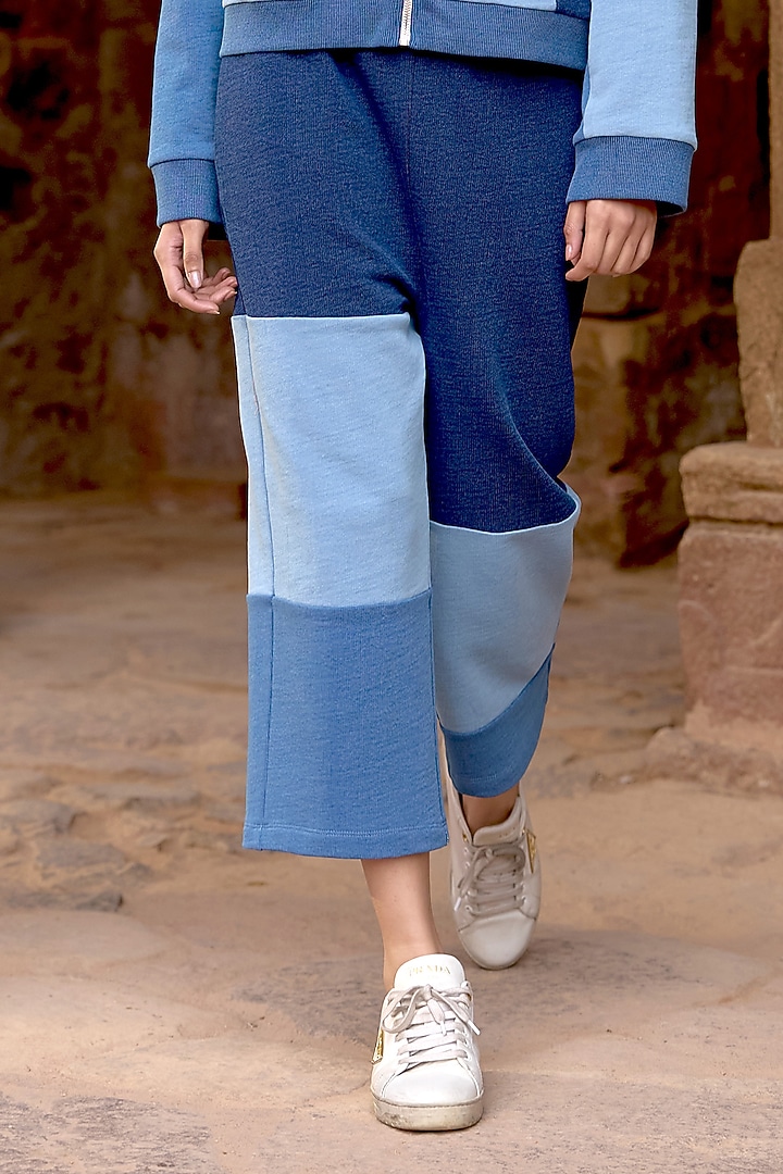 Indigo Cotton Denim Co-Ord Set by Dash and Dot at Pernia's Pop Up Shop