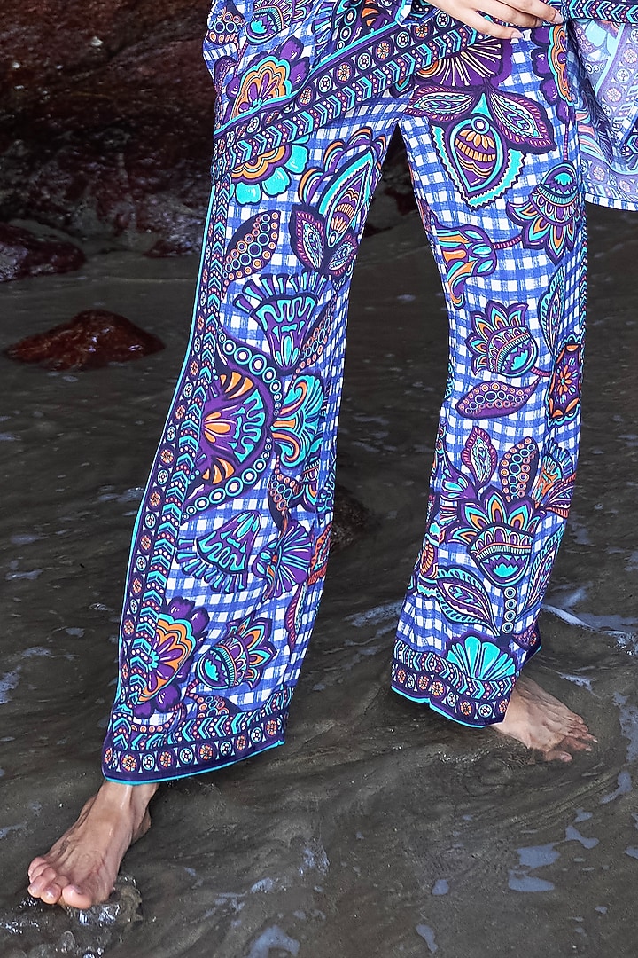 Multi-Colored Crepe Printed Co-Ord Set by Dash and Dot at Pernia's Pop Up Shop