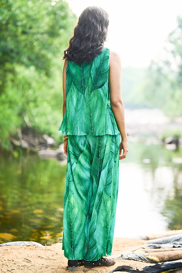 Multi-Colored Recycled Polyester Printed Top by Dash and Dot at Pernia's Pop Up Shop