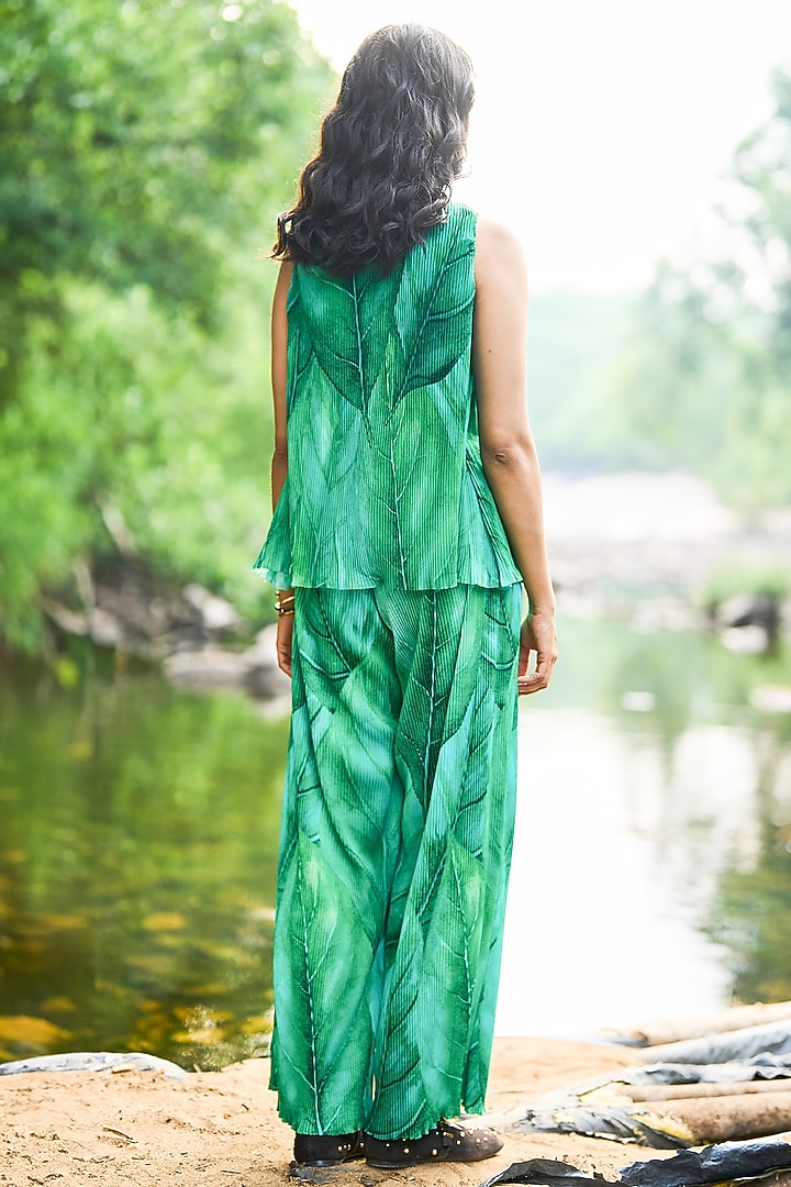 Multi-Colored Recycled Polyester Printed Co-Ord Set by Dash and Dot at Pernia's Pop Up Shop
